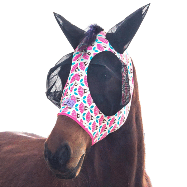 Stretchy Horse Fly Mask with Extra-Large Eyes